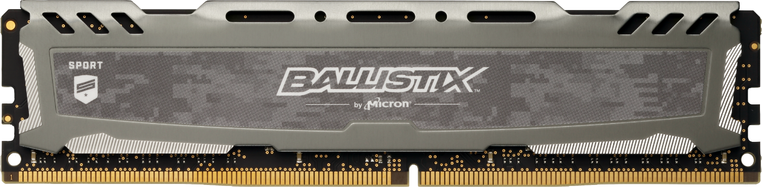 Ballistix Sport LT Gray 16GB DDR4-3000 UDIMM