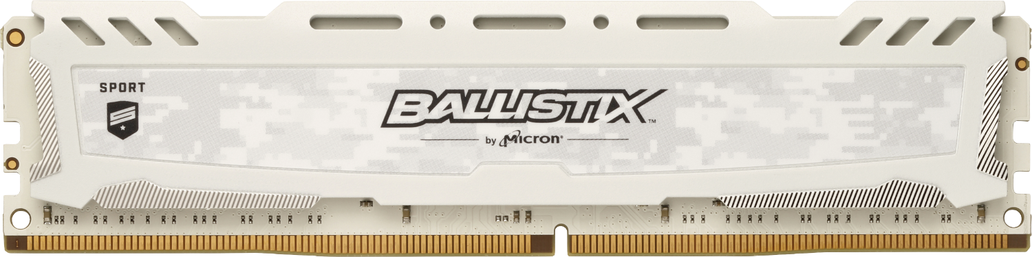 Ballistix Sport LT White 16GB DDR4-3200 UDIMM