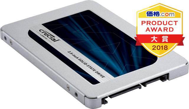 Crucial Japan の Crucial MX500 500GB 3D NAND SATA 2.5