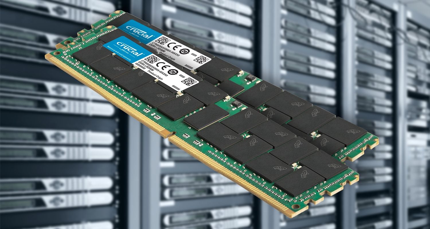 Servers and Crucial server memory.