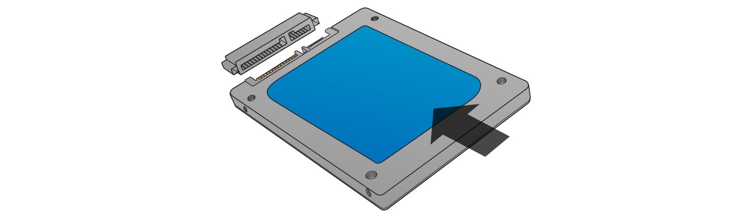 Don't for the connection when installing your solid state drive.