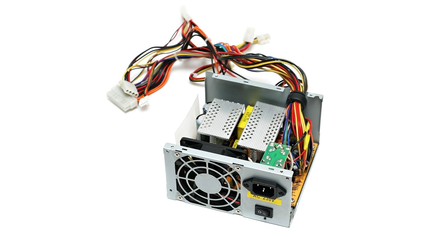 Power supply of a computer.