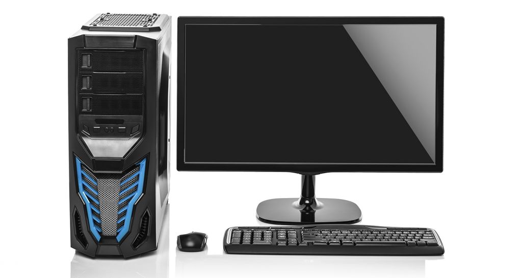 A modern gaming pc