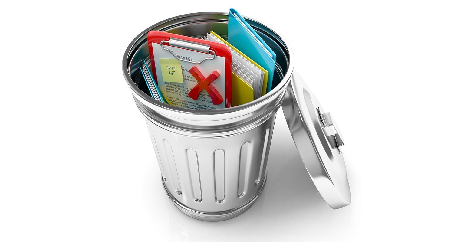 Internet files. Folder Trash. Rubbish 3d. Trash can with documents. Trash can with Notes.