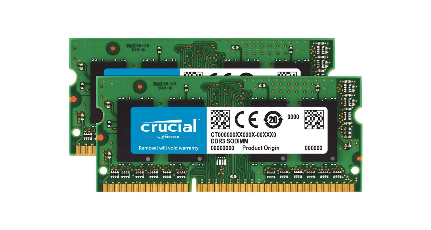 Crucial laptop memory