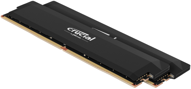 Crucial Pro Overclocking 32GB Kit (2x16GB) DDR5-6000 UDIMM Black