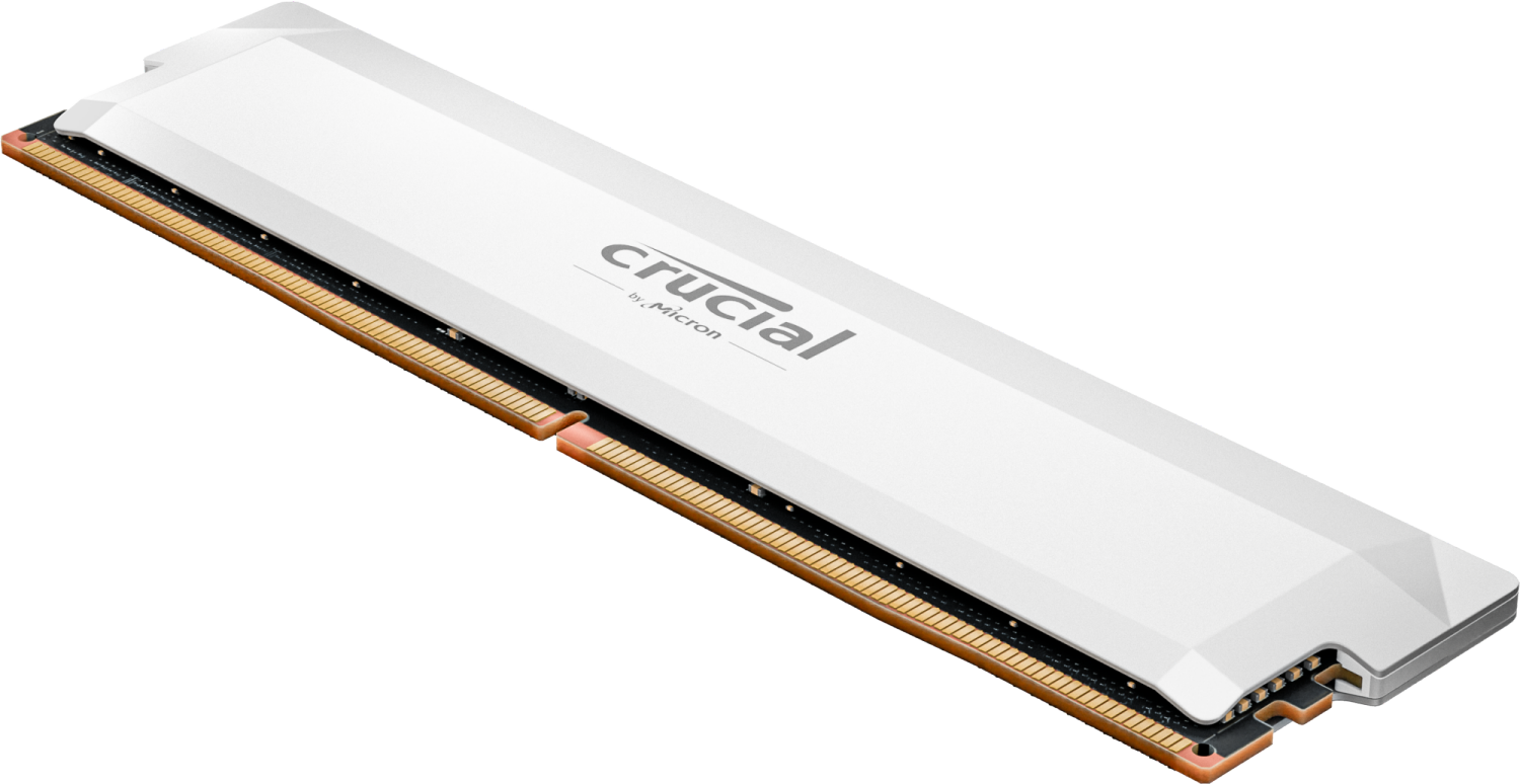 Crucial Pro Overclocking 16GB DDR5-6000 UDIMM White- view 1