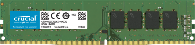 Crucial 16GB DDR4-2400 UDIMM