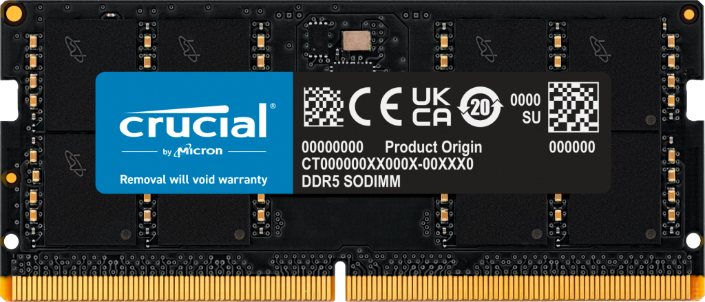 Crucial 32GB DDR5-5200 SODIMM- view 1