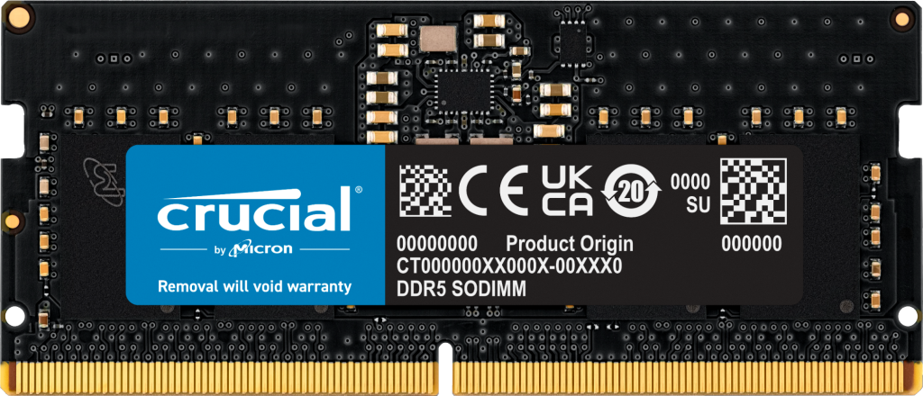 Crucial 8GB DDR5-4800 SODIMM- view 1