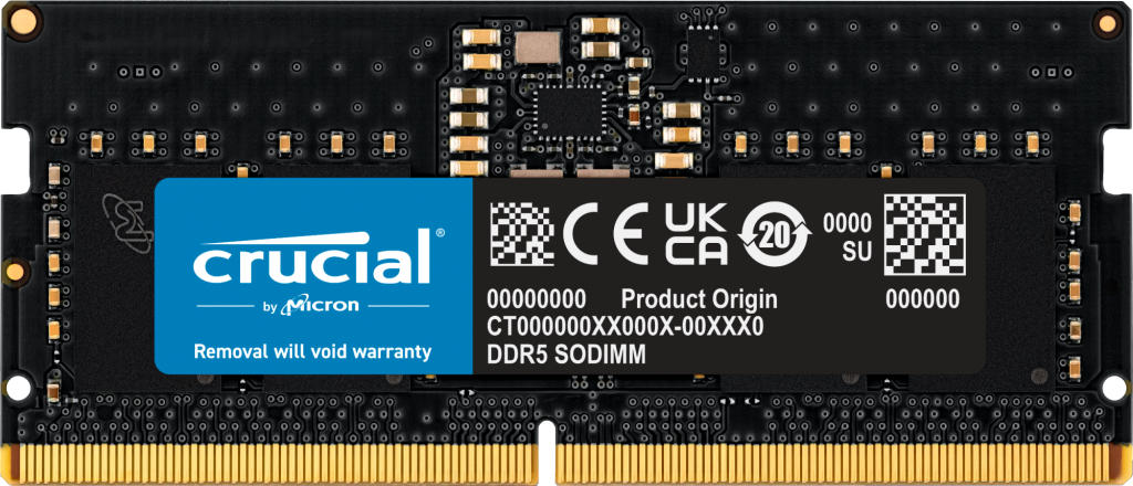 Crucial 8GB DDR5 4800 SODIMM CT8G48C40S5 Crucial