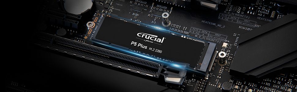 内蔵型SSD crucial p5 plus 1TB SSD Crucial P5 1TB Internal SSD PCIe Gen 3 x4 NVMe CT1000P5SSD8
