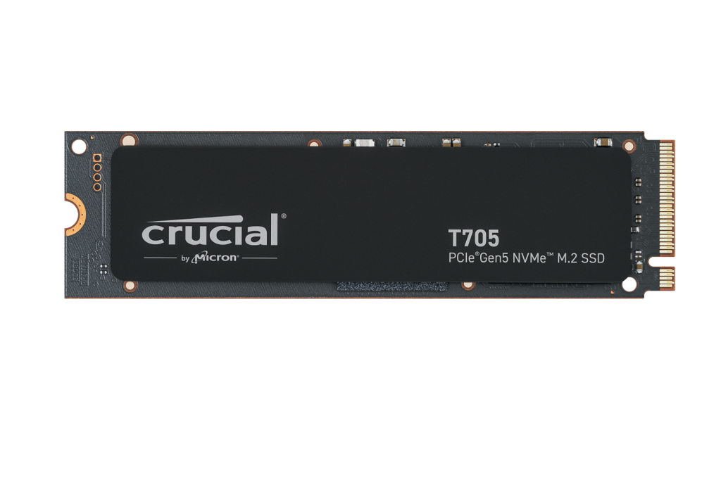 Crucial T705 2TB PCIe Gen5 NVMe M.2 SSD- view 1