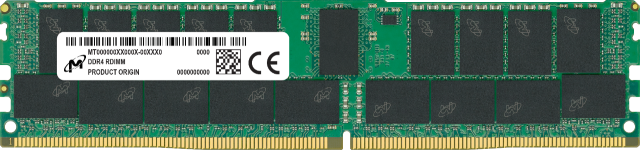 Micron 16GB DDR4-3200 RDIMM 1Rx4 CL22