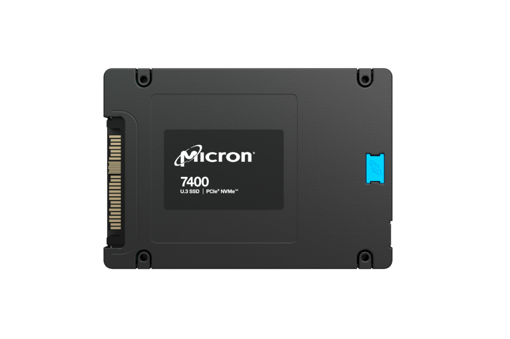 Micron 7400 PRO 7.68TB NVMe U.3 (7mm) Non-SED Enterprise SSD- view 1