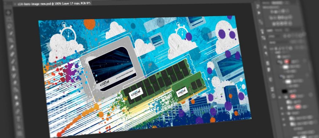 Crucial graphic being illustrated