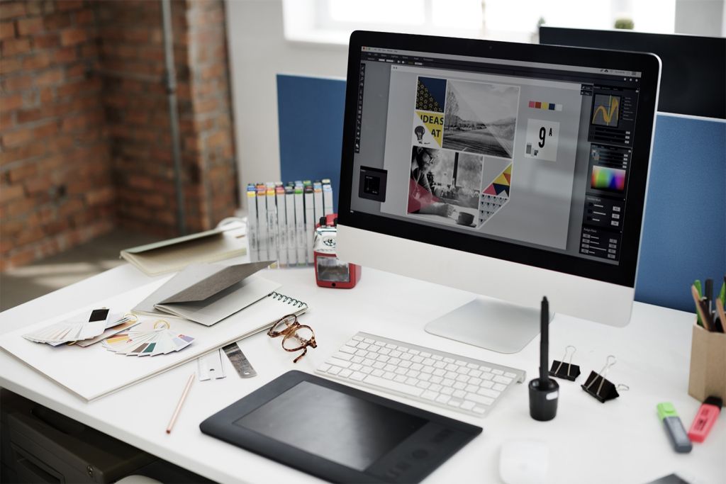 A computer for graphic design