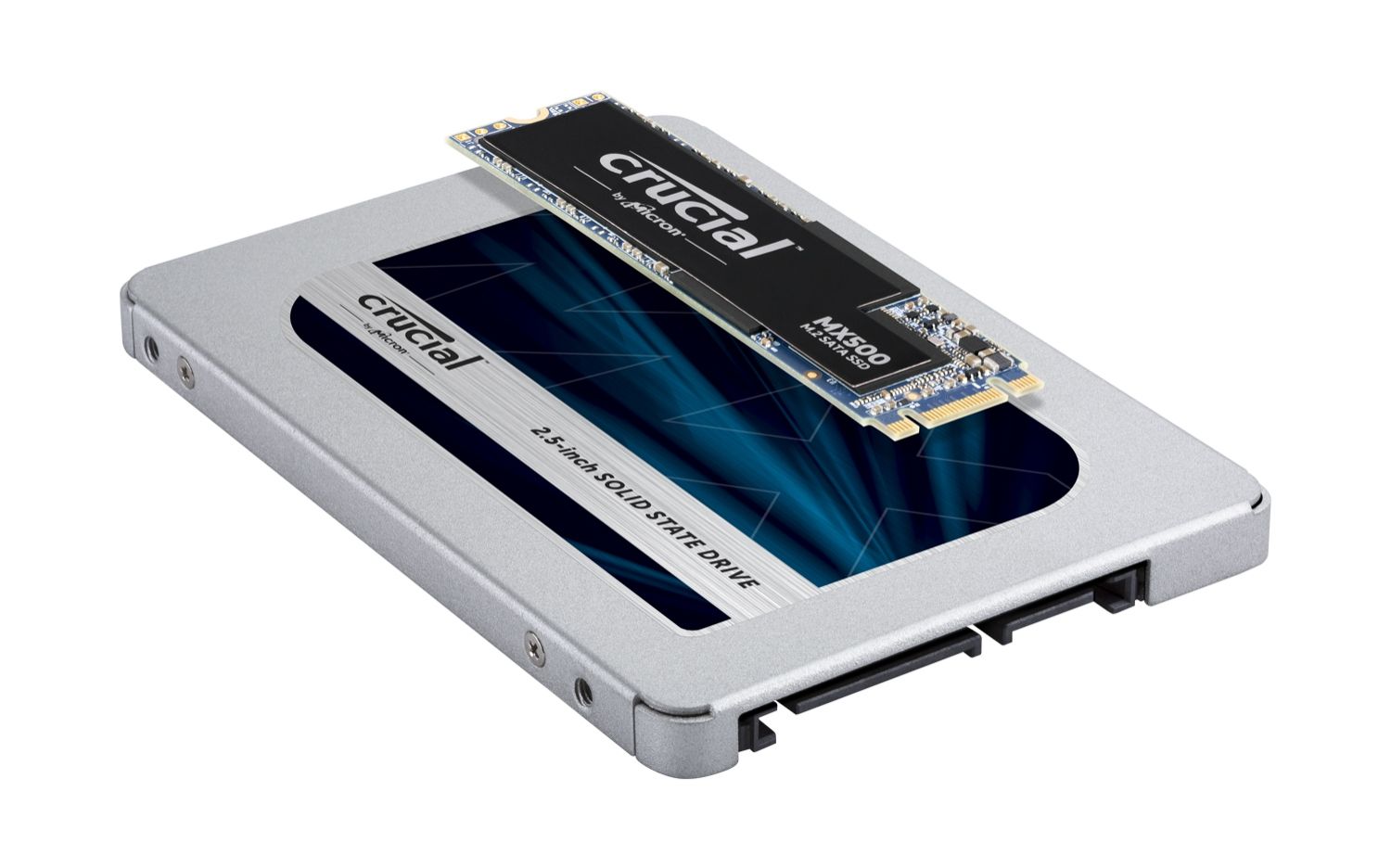 Crucial solid state drives.