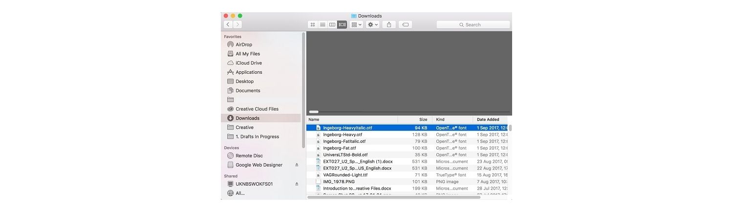 Apple Mac 電腦的下載資料夾