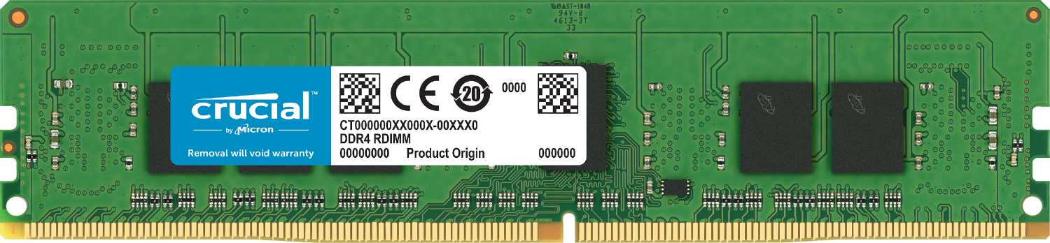 Crucial Memory (RAM) for a computer.